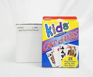 lot 34 image: Case of 12 Vintage 2000 According To Hoyle Kids Card Game Sets