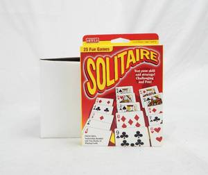 lot 38 image: Case of 12 Vintage 1999 According To Hoyle Solitaire Card Game Sets
