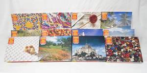 lot 73 image: Case of 12 Assorted Vintage According To Hoyle 1000 Piece Puzzles