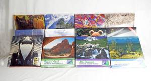 lot 78 image: Case of 12 Assorted Vintage Hoyle 550 Piece Puzzles