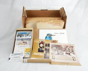 lot 105 image: Vintage 1987 2026 Champion Line Calendar Kit - Huge Assortment of Calendars and Mini Prints