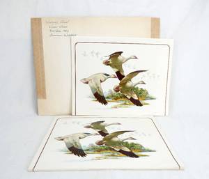 lot 47 image: Lot of 40 Vintage Fred Sweney Snow Goose Prints