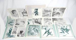 lot 48 image: Lot of 52 Assorted Vintage R.H. Palenske Prints