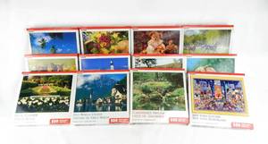 lot 154 image: Case of 12 Assorted Vintage According To Hoyle 550 Piece Puzzles