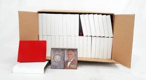 lot 52 image: Case of 72 Vintage Herbert Bigelow and Brown and Bigelow 100th Anniversary Double Deck Playing Card Sets