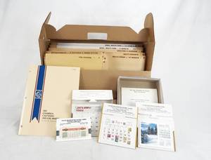 lot 153 image: Vintage 1983 2022 Champion Line Calendar Kit - Huge Assortment of Calendars and Calendar Prints