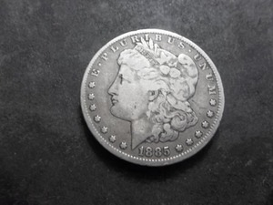 1885 O Morgan Silver Dollar