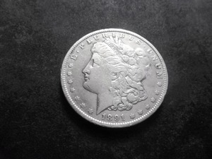 1891 O Morgan Silver Dollar