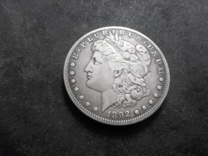 1892 S Morgan Silver Dollar