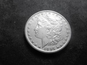 1897 S Morgan Silver Dollar
