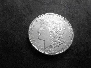 1921 Morgan Silver Dollar