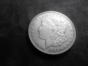 1921 D Morgan Silver Dollar