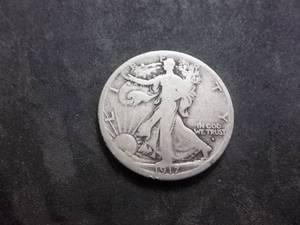 1917 S Obverse Mint Walking Liberty Half Dollar