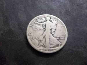 1917 S Walking Liberty Half Dollar
