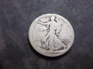 1918 D Walking Liberty Half Dollar