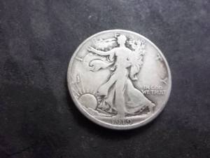 1919 D Walking Liberty Half Dollar