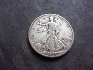 1936 S Walking Liberty Half Dollar