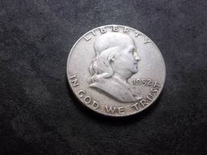 1952 Franklin Silver Half Dollar