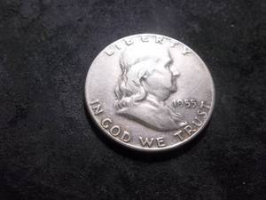 1955 Franklin Silver Half Dollar