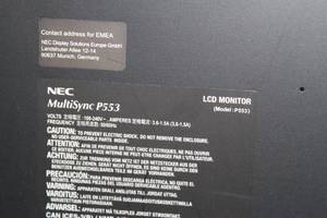 lot 11 image: NEC 55 Professional-Grade High Brightness LCD Display for 244 Operation - Model P553