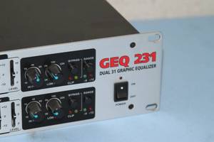 lot 18 image: Nady  dbx GEQ 231 Dual Channel 31 Band Graphic Equalizer EQ