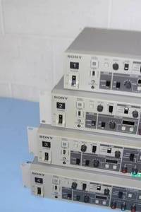 lot 49 image: Lot of Four 4 Sony CCU-M5 Professional Video Camera Control Units