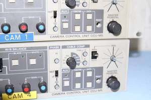 lot 76 image: Lot of 2 - Sony CCU-M5 Camera Control Units for DXC Professional Video Camera Control
