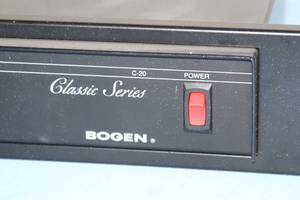 lot 86 image: Bogen Rack Mountable C-20 20-Watt Classic Series Pro Audio Mixer - Amplifier