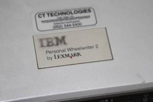 lot 95 image: IBM Personal Wheelwriter 2 by Lexmark Typewriter