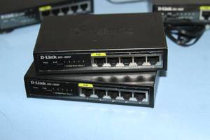 lot 99 image: Lot of Miscellaneous D-Link Computer Network Ethernet LAN Routing  Switching Units
