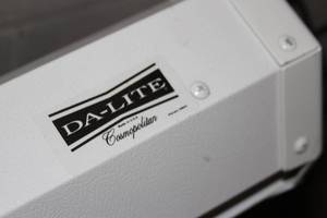 lot 117 image: Da-Lite Cosmopolitan Motorized Electric Video Projection Screen