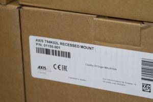 lot 119 image: Lot of 18 - NEW - Axis Communications T94K02L Security  Surveillance  CCTV Dome Camera Ceiling Mount