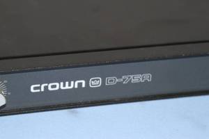 lot 125 image: Crown Audio Professional Rack Mountable D-75 Audio Amplifier