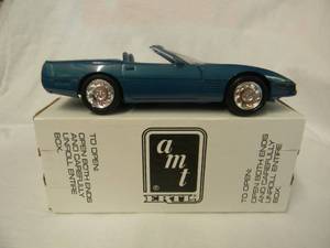 NEW IN BOX - AMTERTL 125 Scale 1994 CHEVROLET CORVETTE CONVERTIBLE (BRIGHT AQUA METALLIC) Promo Car Model - GREAT PIECE - SEE PICTURES