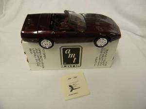 NEW IN BOX - AMTERTL 125 Scale 40TH ANNIVERSARY 1993 CHEVROLET CORVETTE CONVERTIBLE (RUBY RED) Promo Car Model - GREAT PIECE - SEE PICTURES