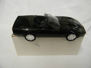 NEW IN BOX - AMTERTL 125 Scale 1989 CHEVROLET CORVETTE (BLACK) Promo Car Model - GREAT PIECE - SEE PICTURES