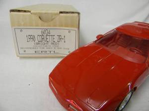 NEW IN BOX - AMTERTL 125 Scale 1990 CHEVROLET CORVETTE ZR-1 (BRIGHT RED) Promo Car Model - GREAT PIECE - SEE PICTURES