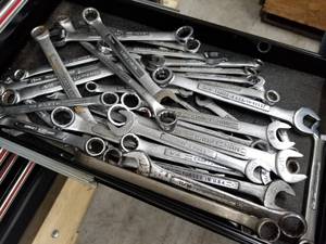 lot 328 image: Lot of  Combination and Open End Wrenches