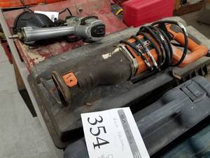 lot 354 image: Ridgid R3001 Reciprocating Saw, Plastic Case