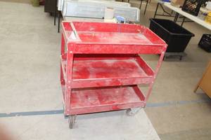 lot 440 image: Metal Utility Cart 3-tier
