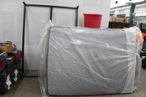 lot 450 image: Queen Bed Set, New Mattress