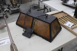 lot 498 image: Hanging Pool Table Luminaire