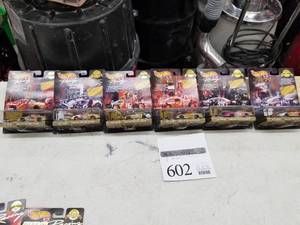 lot 602 image: Lot of (6) Hot Wheels Collector Edition Pit Crew NASCAR Stock Car and Toolbox 164 Scale Die-Cast Metal Replica Limited Edition Series Adult Collectible (In Original Packaging)