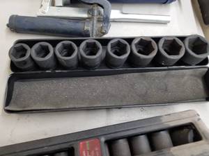 lot 530 image: Impact Socket Set 8-piece, Metal Case