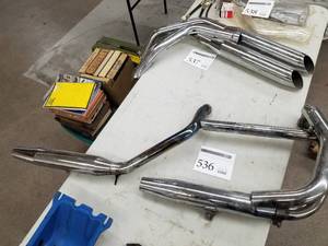 lot 536 image: Motorcycle Exhaust Pipe