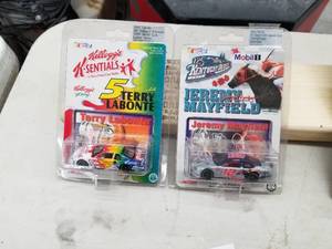 lot 610 image: Lot of (2) Action Racing NASCAR Stock Car 164 Scale Die-Cast Metal Replica Limited Edition Adult Collectible (In Original Packaging)