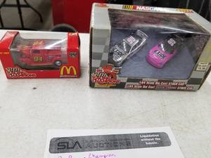 lot 620 image: Lot of (2) Racing Champions Die-Cast Metal Replica Adult Collectible (In Original Packaging)
