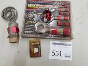 lot 551 image: Spectre Universal Magnabraid II & Pro Hex Auto Hose Sleeving & Fitting Kit (in original packaging)