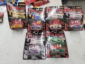 lot 624 image: Lot of (6) Racing Champions NASCAR 2000 Preview NASCAR Stock Car 164 Scale Die-Cast Metal Replica Adult Collectible (In Original Packaging)