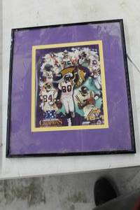 lot 645 image: Minnesota Vikings NFC Central Champions Poster